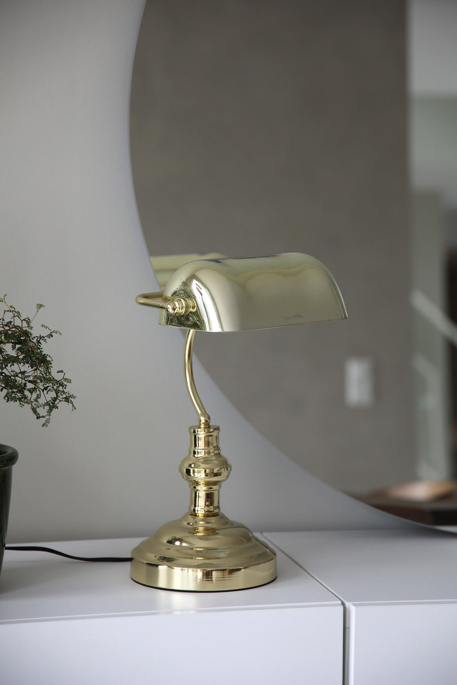 Lampe à poser Bankers en verre