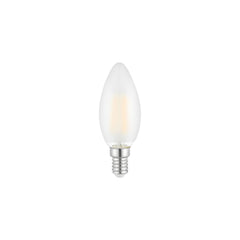 Ampoule LED E14 flamme 4 W verre dépoli