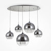 Fermi Suspension luminaire argenté