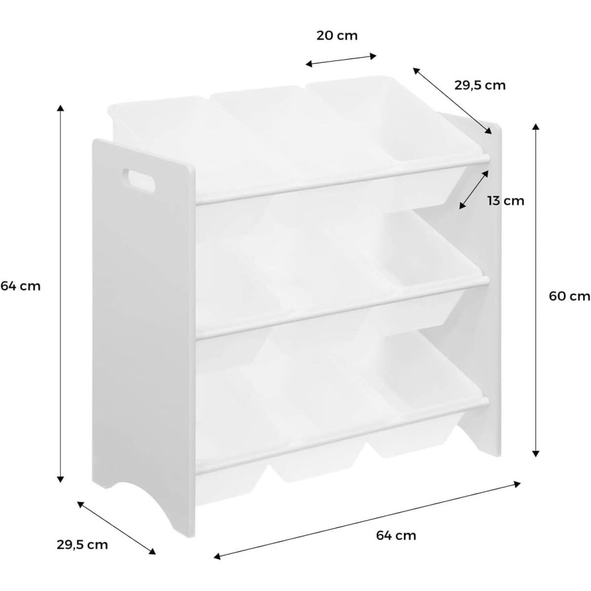 Meuble Rangement Enfant Blanc | Koala - Designix Meuble de Rangement