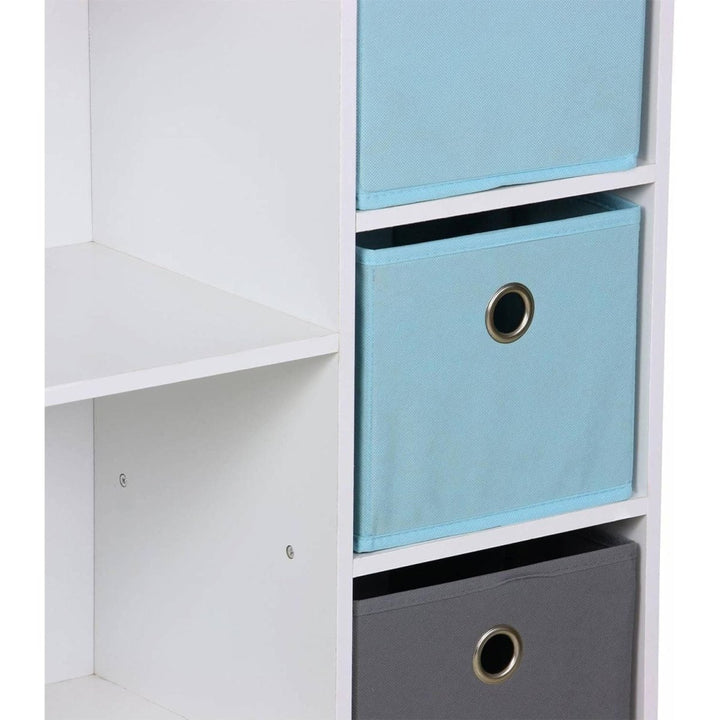 Meuble Rangement Enfant Camille | Sage - Designix Meuble de Rangement Bleu