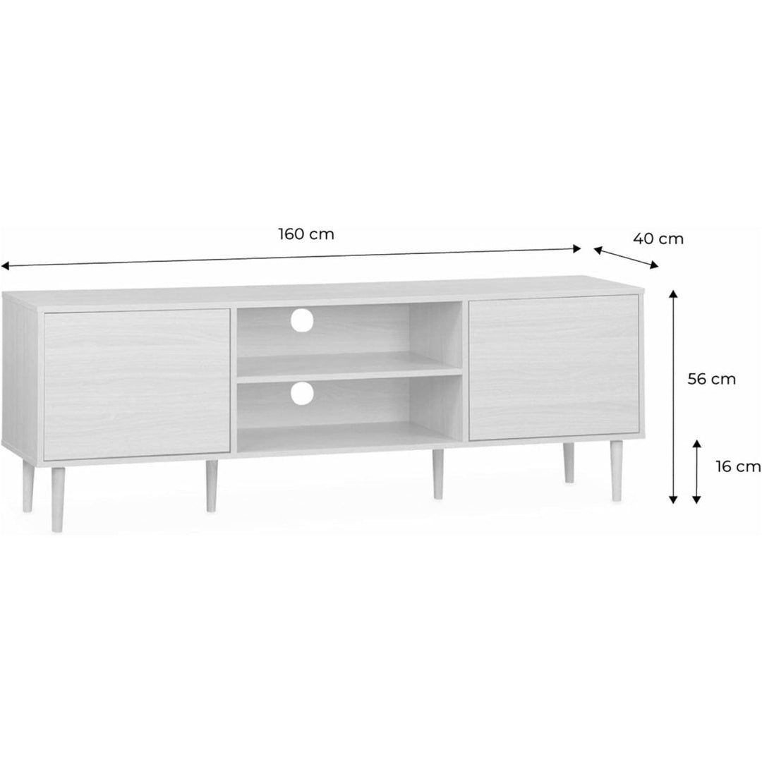 Meuble TV Bois Contemporain | Uni - Designix Meuble TV