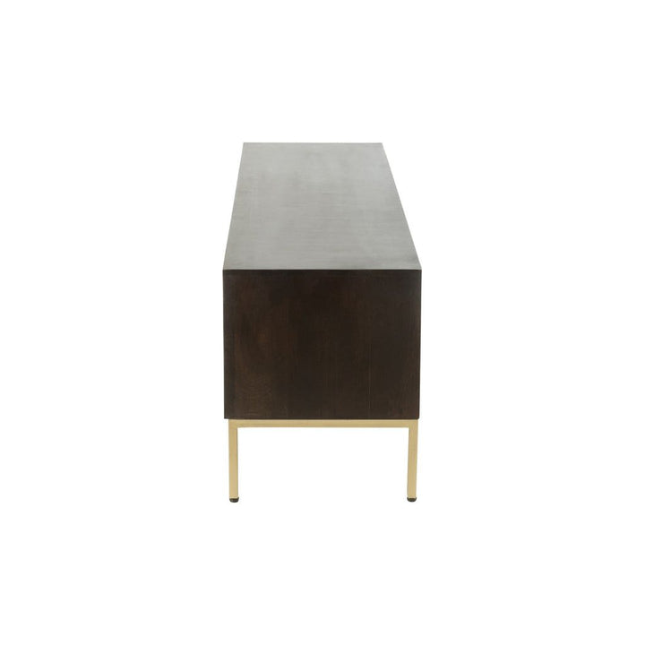 Meuble TV Bois Manguier Fer - Designix