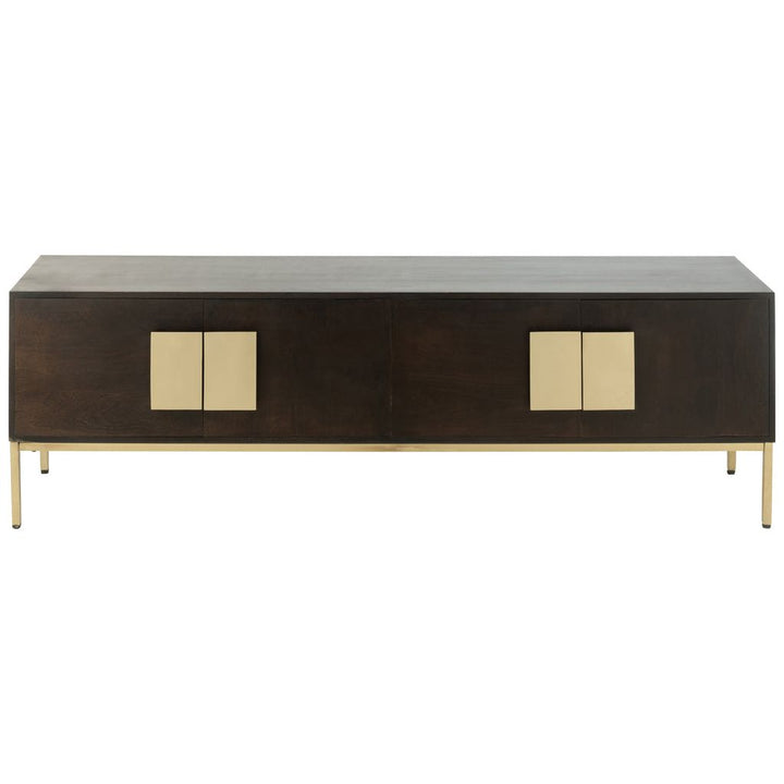 Meuble TV Bois Manguier Fer - Designix