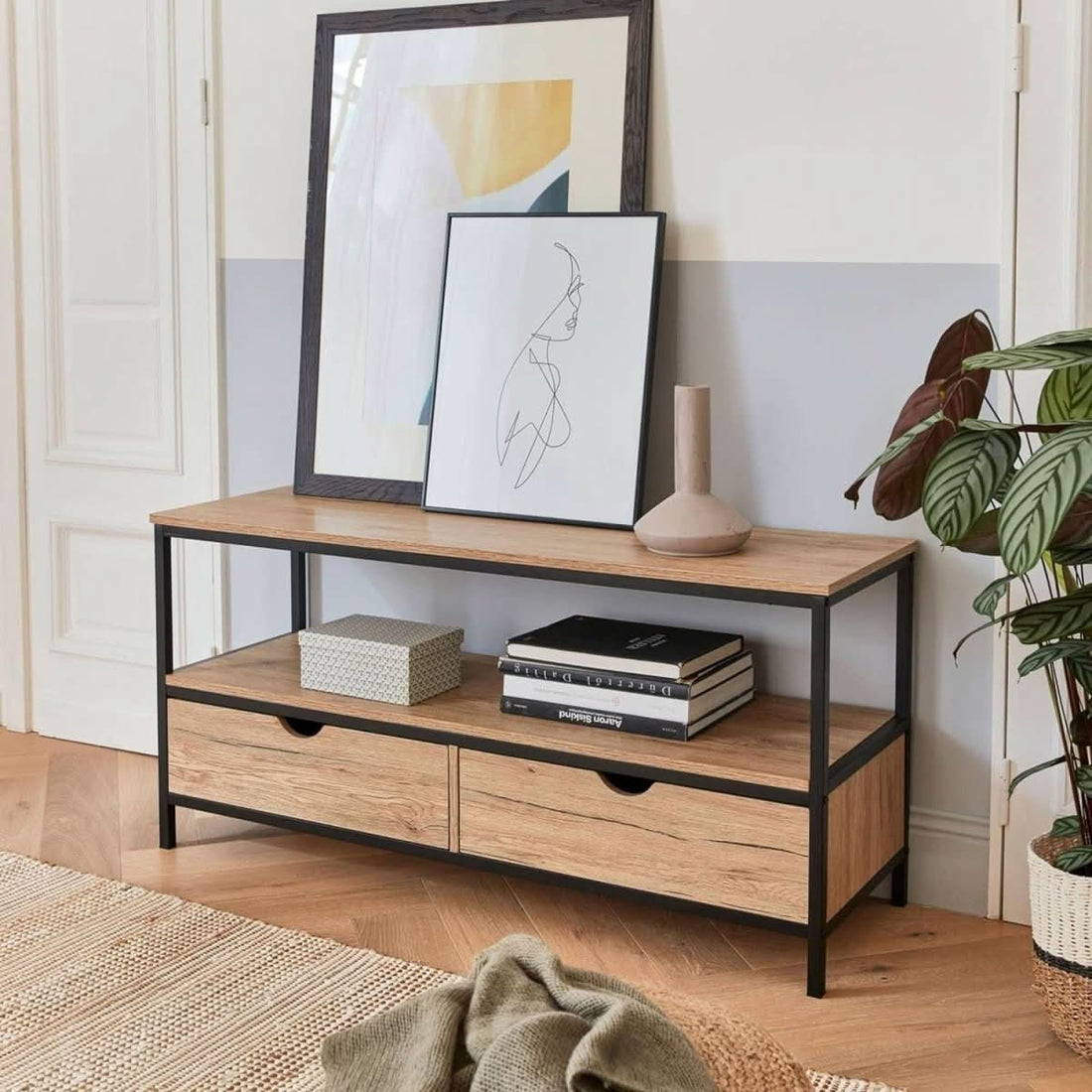 Meuble TV Bois Métal Loft | Vital