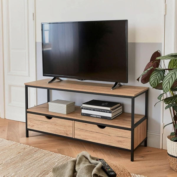 Meuble TV Bois Métal Loft | Vital