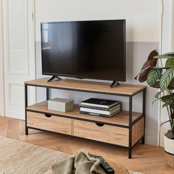 Meuble TV Bois Métal Loft | Vital - Designix Meuble TV