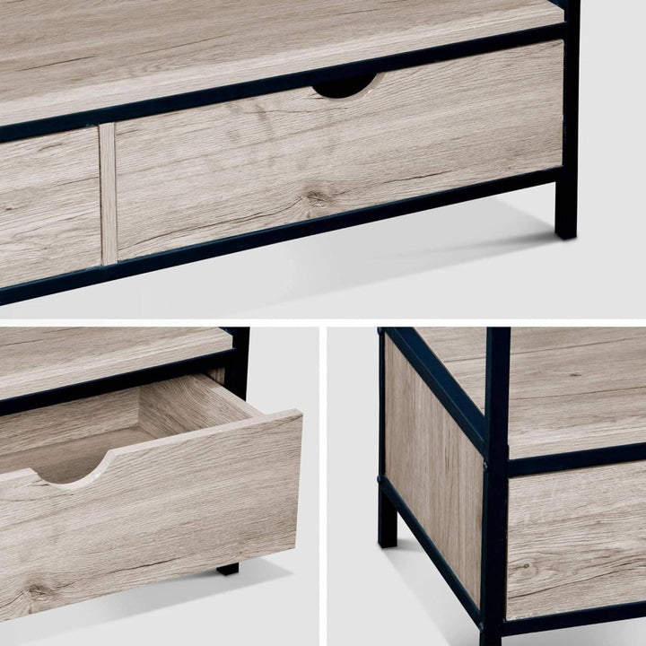Meuble TV Bois Métal Loft | Vital - Designix Meuble TV