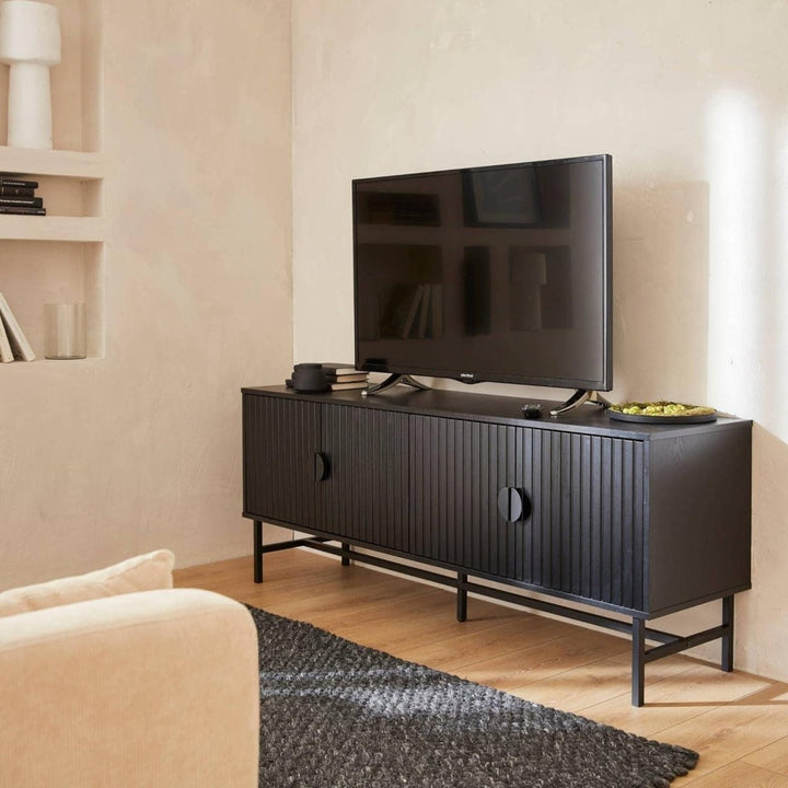 Meuble TV Bois Métal | Quai - Designix Meuble TV
