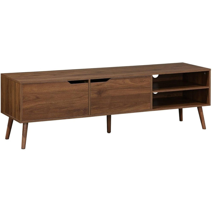 Meuble TV Bois Noyer | Pétale - Designix Meuble TV