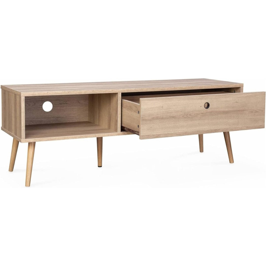 Meuble TV Bois Scandinave | Marbre - Designix Meuble TV