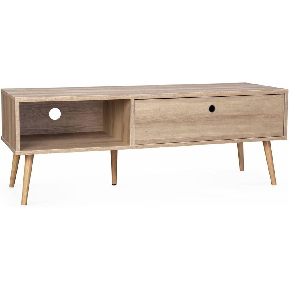 Meuble TV Bois Scandinave | Marbre - Designix Meuble TV
