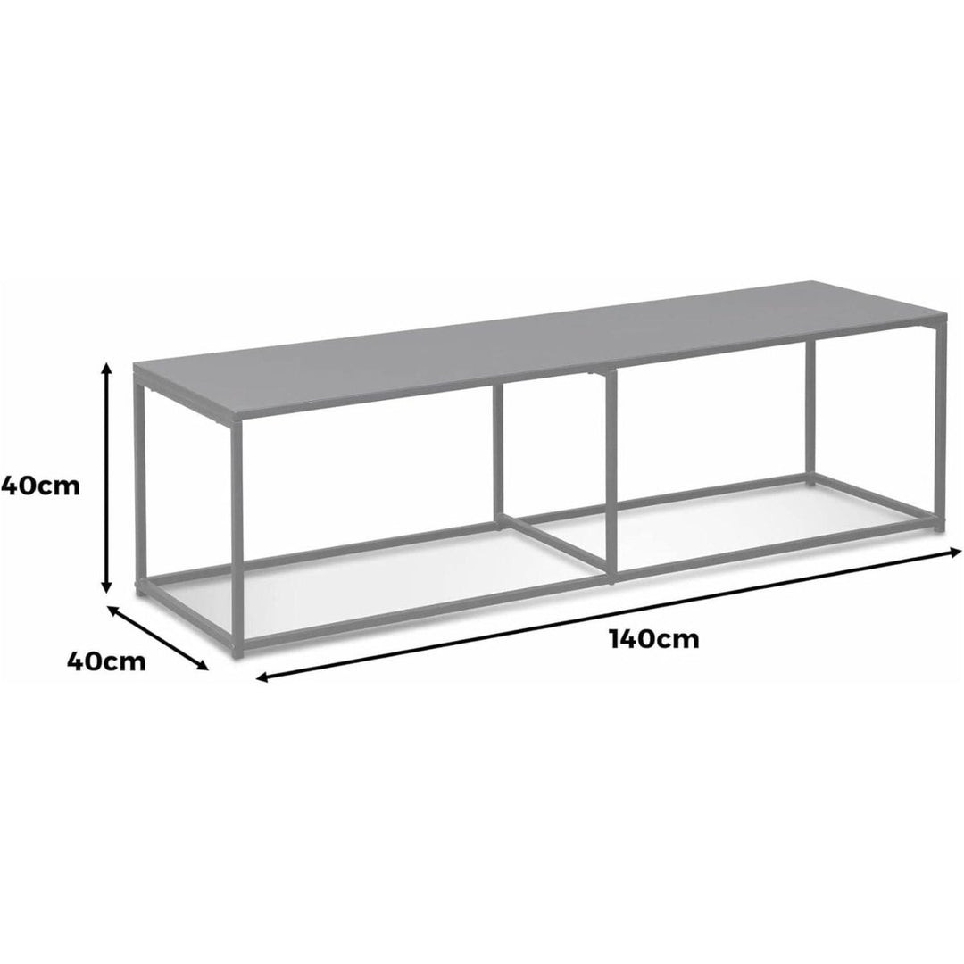 Meuble TV Métal Noir | Havre - Designix Meuble TV