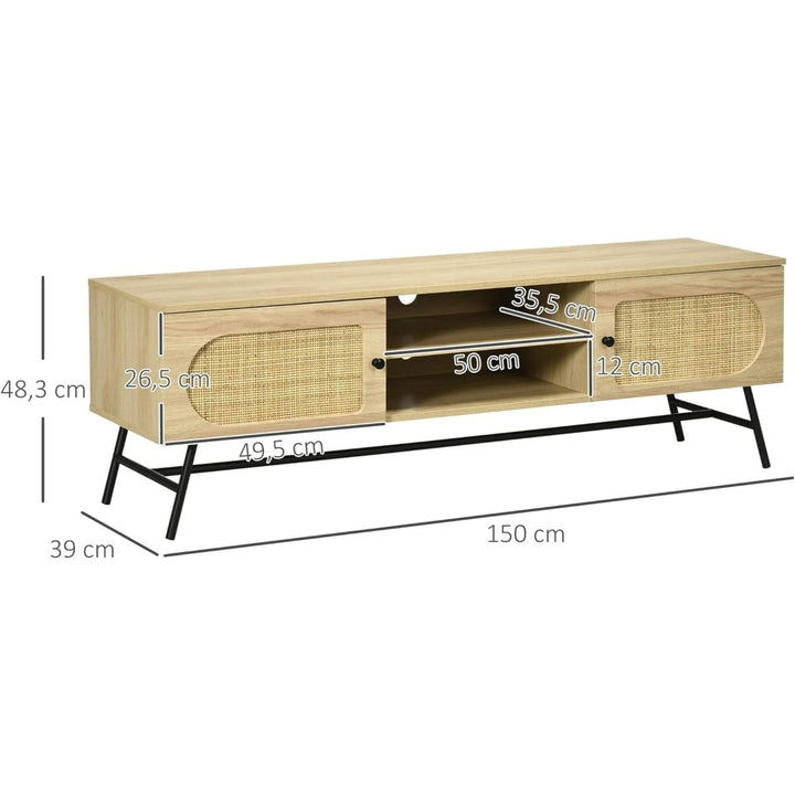 Meuble Tv Rotin Bohême | Accord - Designix Meuble TV