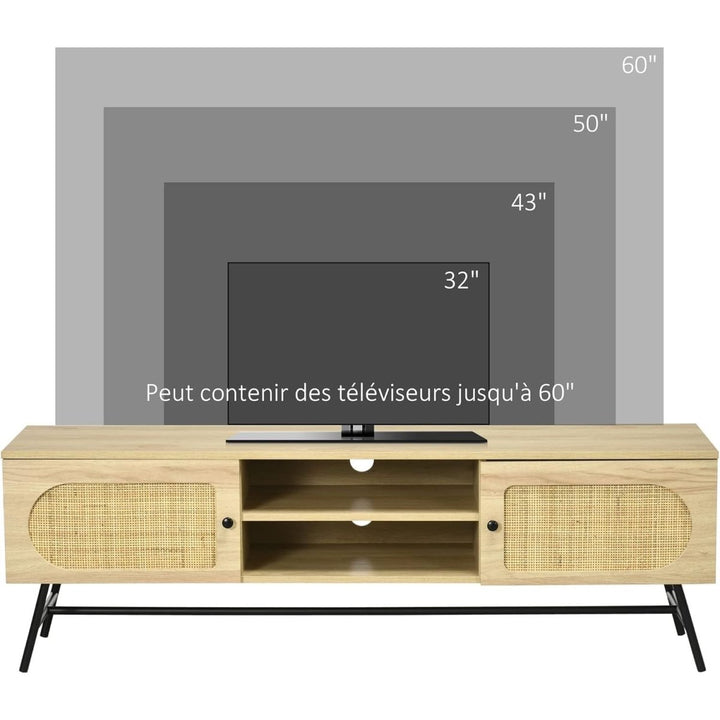 Meuble Tv Rotin Bohême | Accord - Designix Meuble TV