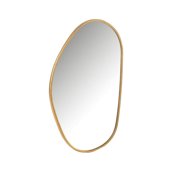 Miroir Abstrait Doré Grand