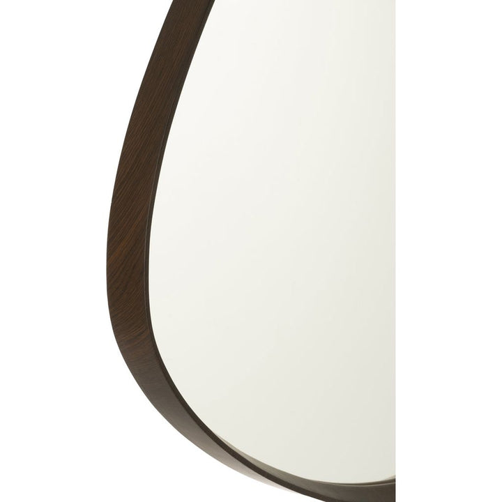 Miroir Abstrait Suspendu Marron Foncé - Designix