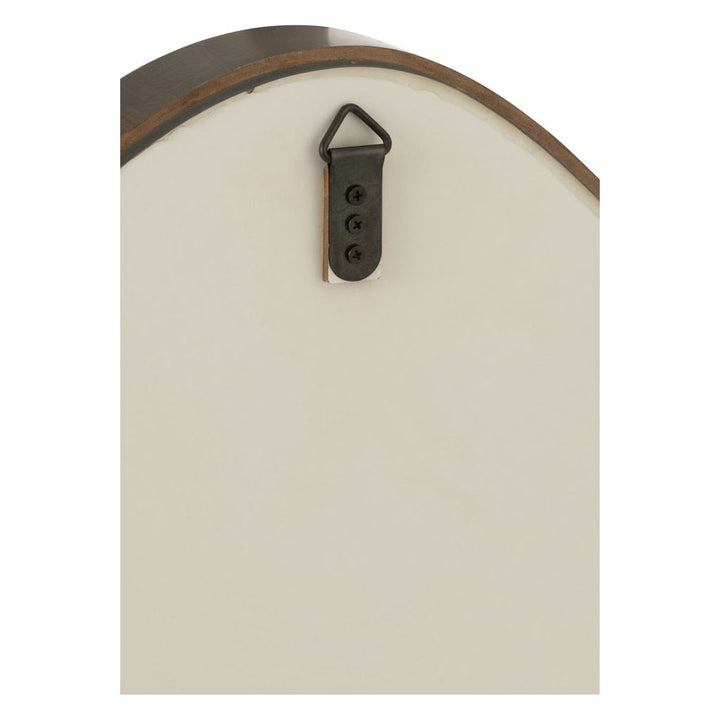 Miroir Abstrait Suspendu Marron Foncé - Designix