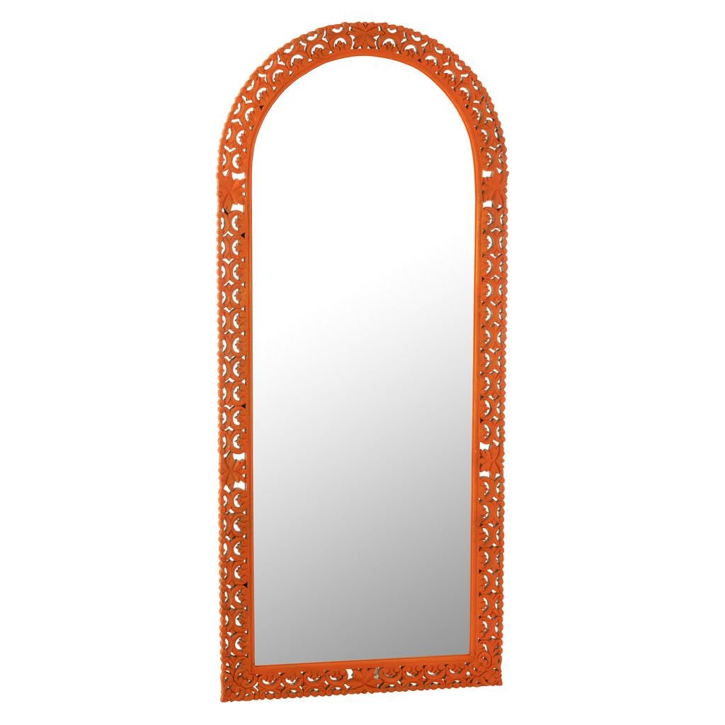 Miroir Bois Manguier Sculpté - Designix