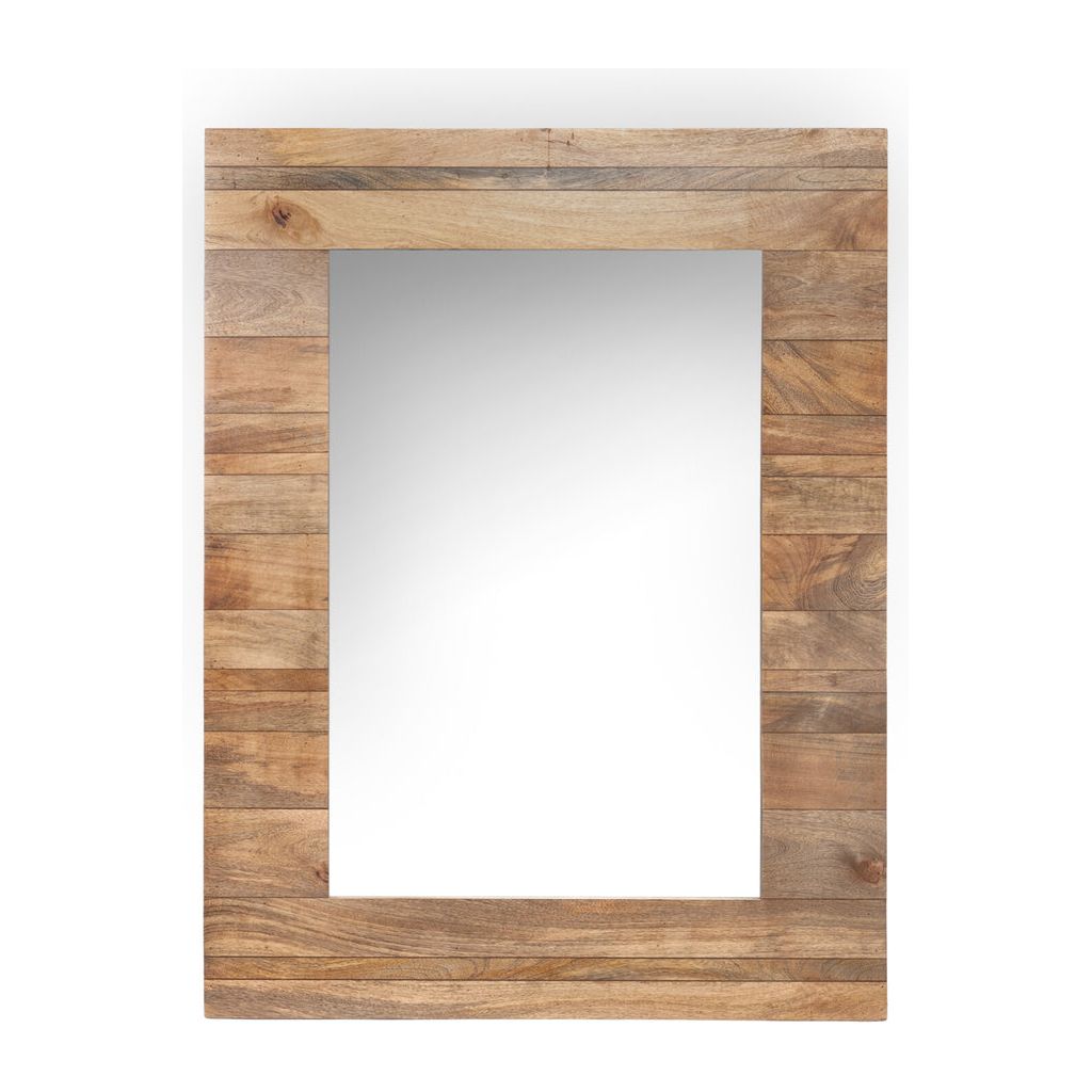 Miroir Bois Naturel Rectangulaire - Designix