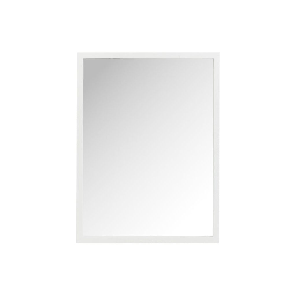 Miroir Bois Rectangulaire Blanc - Designix