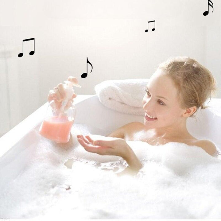 Miroir Connecté Salle de Bain | Sérénité - Designix Miroir Or | Horloge | Bluetooth 40cm