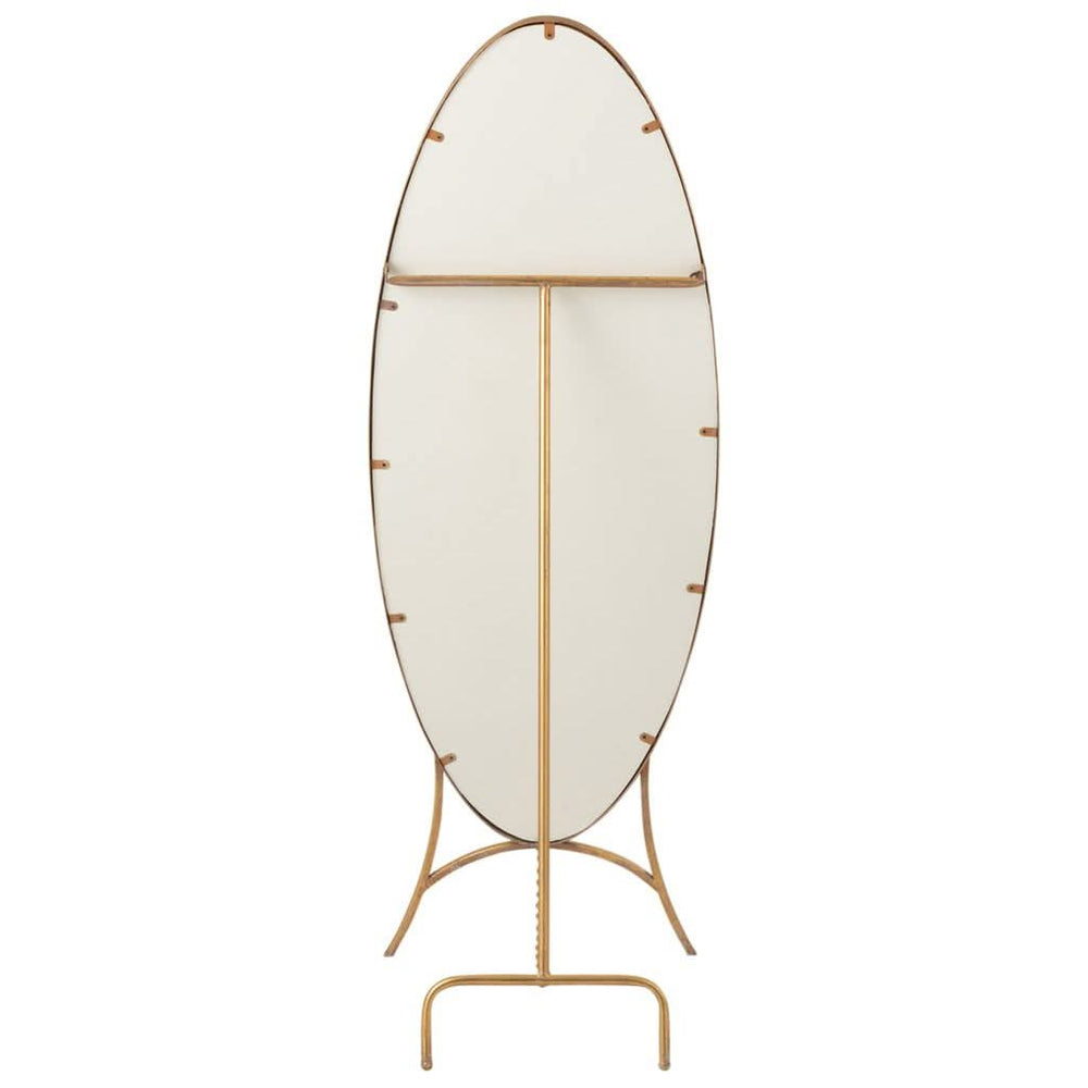 Miroir Debout Fer Doré - Designix