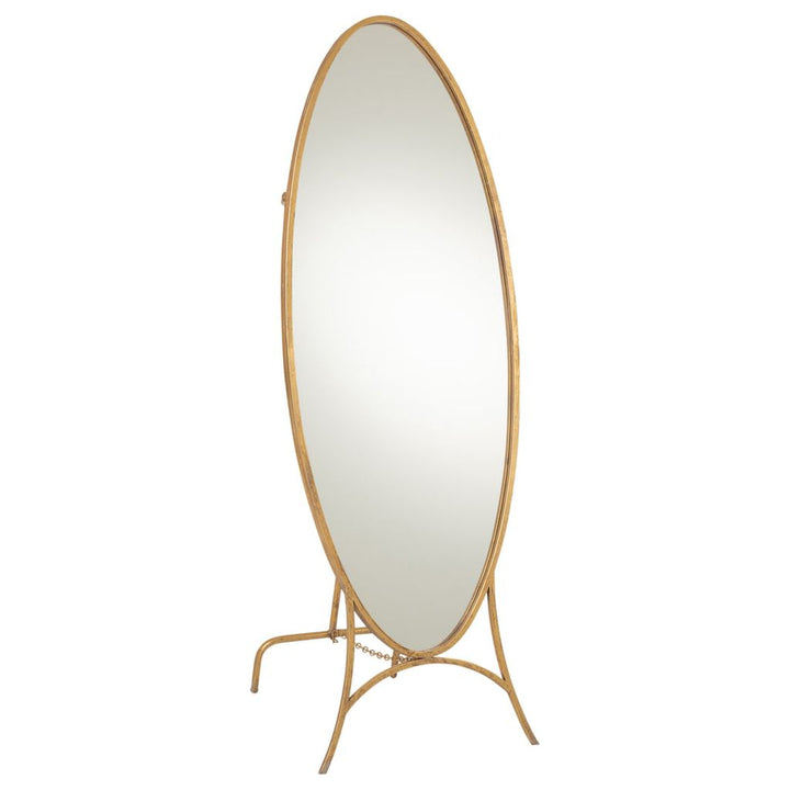 Miroir Debout Fer Doré - Designix