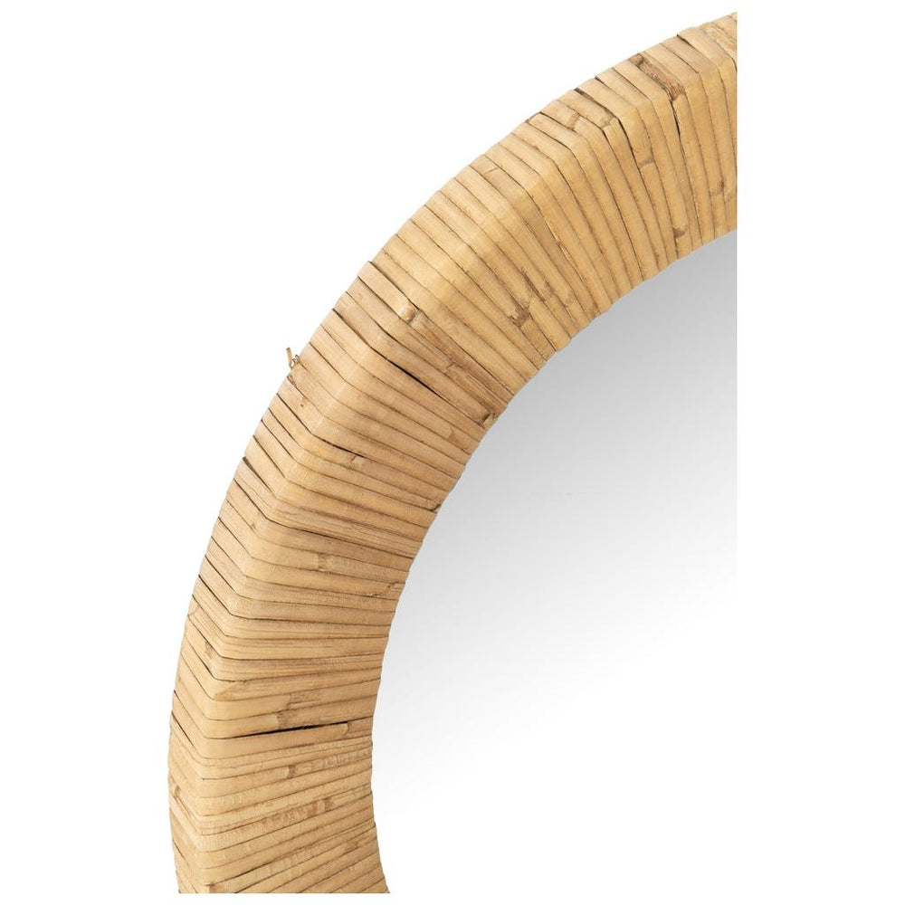 Miroir Décoratif en Rotin Naturel - Designix