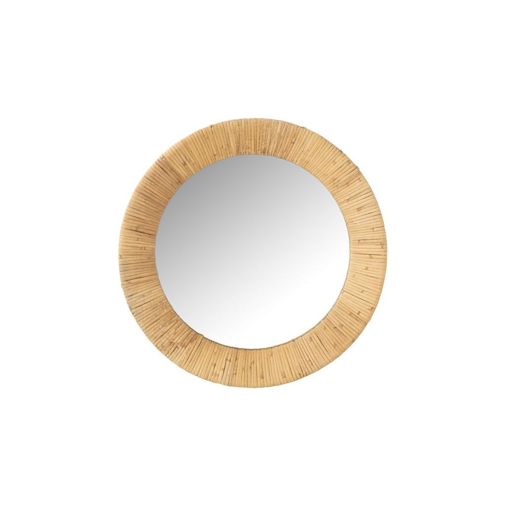 Miroir Décoratif en Rotin Naturel - Designix