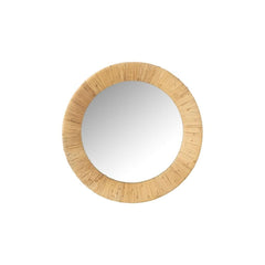 Miroir Décoratif en Rotin Naturel