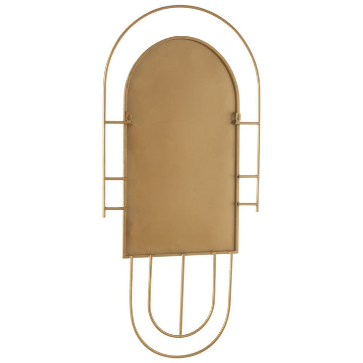 Miroir Doré Métal Ines - Designix