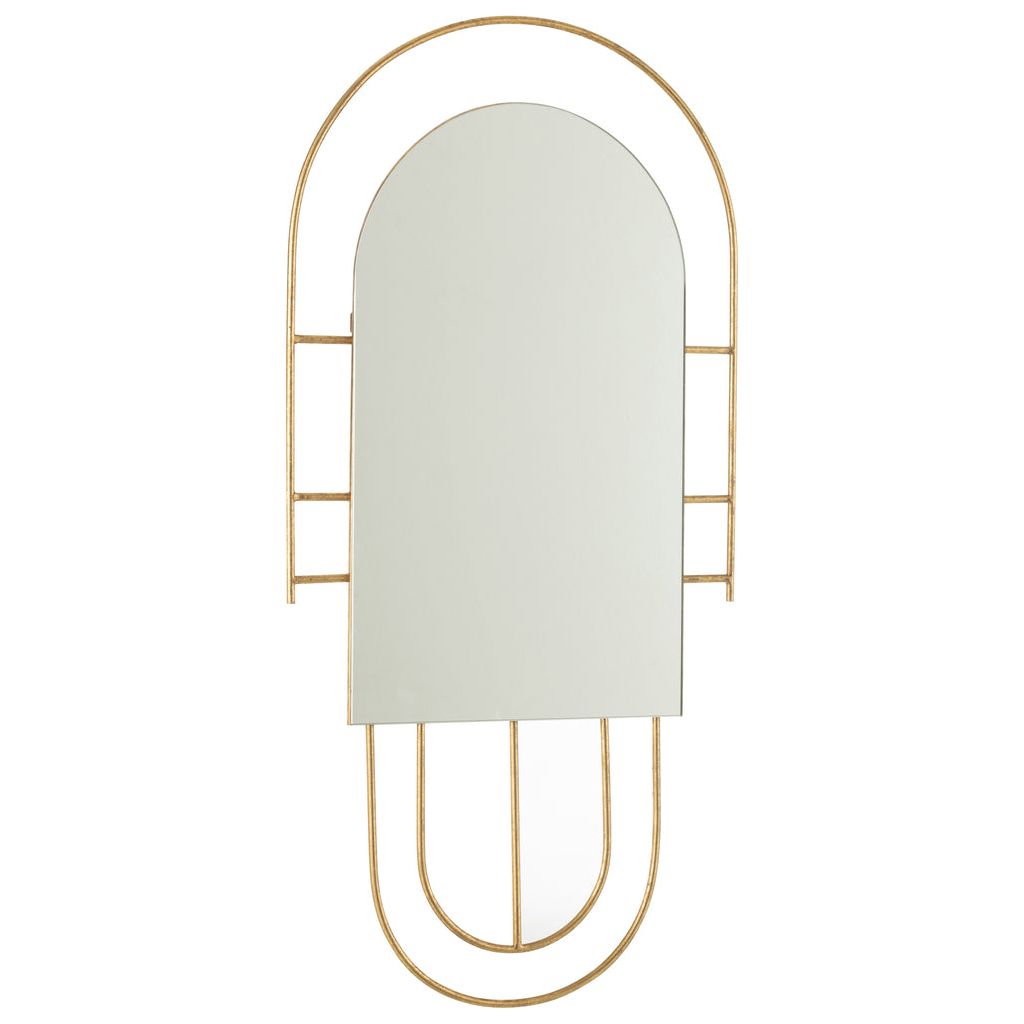 Miroir Doré Métal Ines - Designix