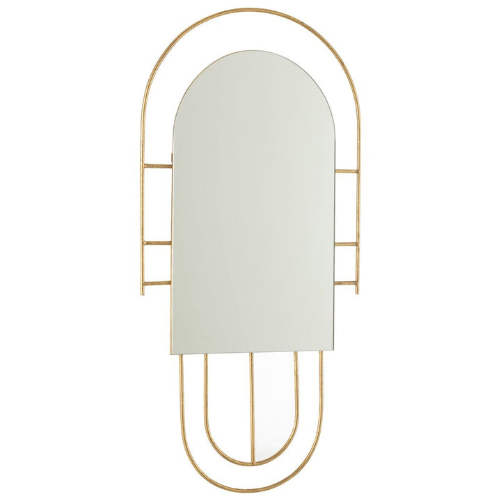 Miroir Doré Métal Ines - Designix