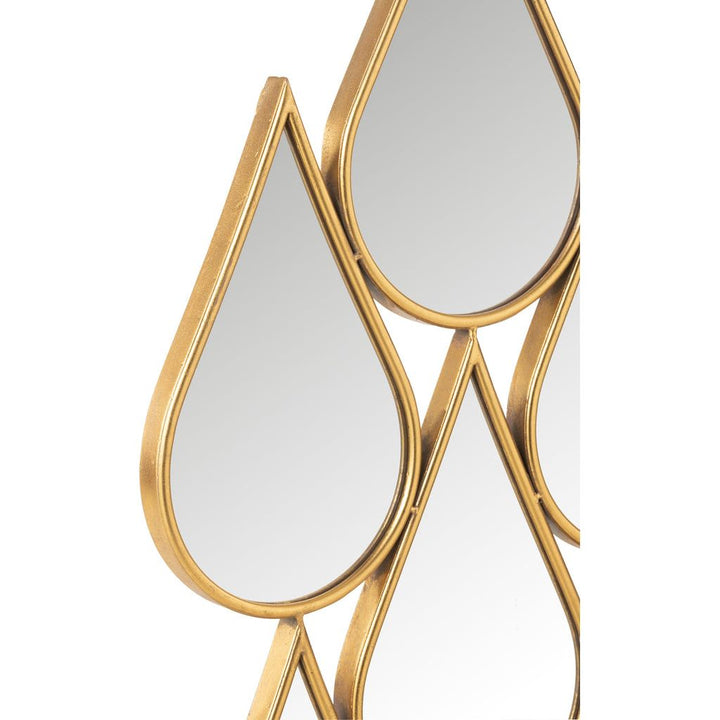 Miroir Gouttes Or MDF Verre - Designix