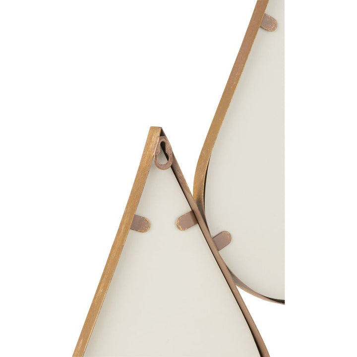 Miroir Gouttes Or MDF Verre - Designix