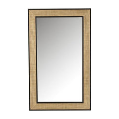 Miroir Grand Bois Exotique Noir