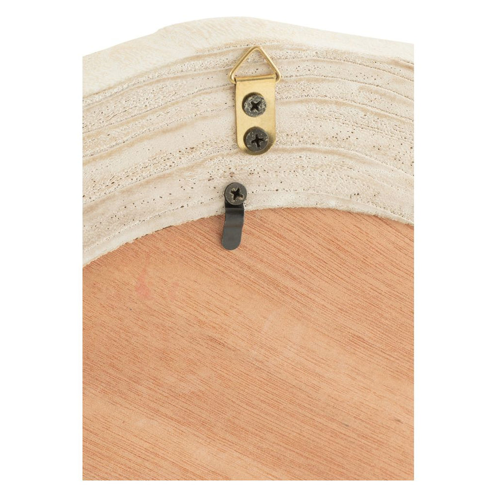 Miroir Grand Bois Paulownia Blanc - Designix