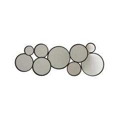 Miroir Métal Noir Design Moderne