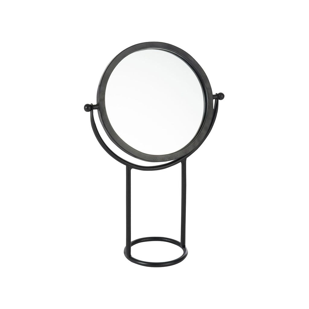 Miroir Métal Verre Noir Petit - Designix