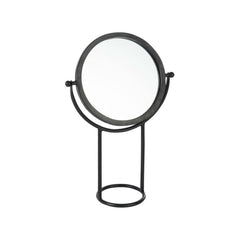 Miroir Métal Verre Noir Petit