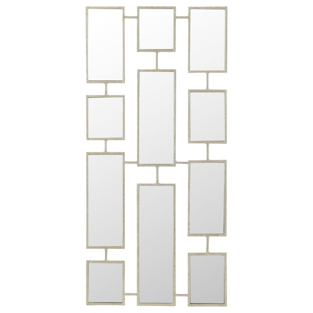 Miroir Métallique Argenté 11 Parties - Designix