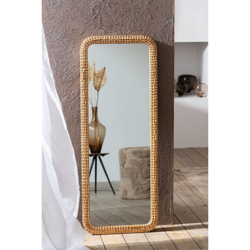 Miroir Rectangulaire en Bois Naturel - Designix