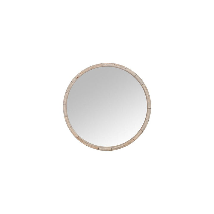 Miroir Rond Bois Naturel Petit - Designix