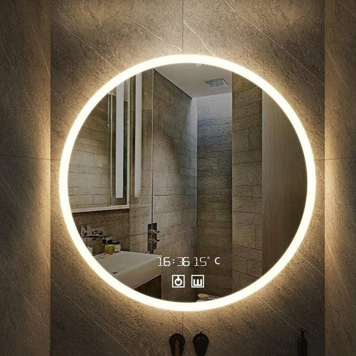 Miroir Rond Salle de Bain | Azuré - Designix Miroir 3 Couleurs 40cm