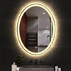 Miroir Salle de Bain LED Tactile Ovale | Reflet Précieux
