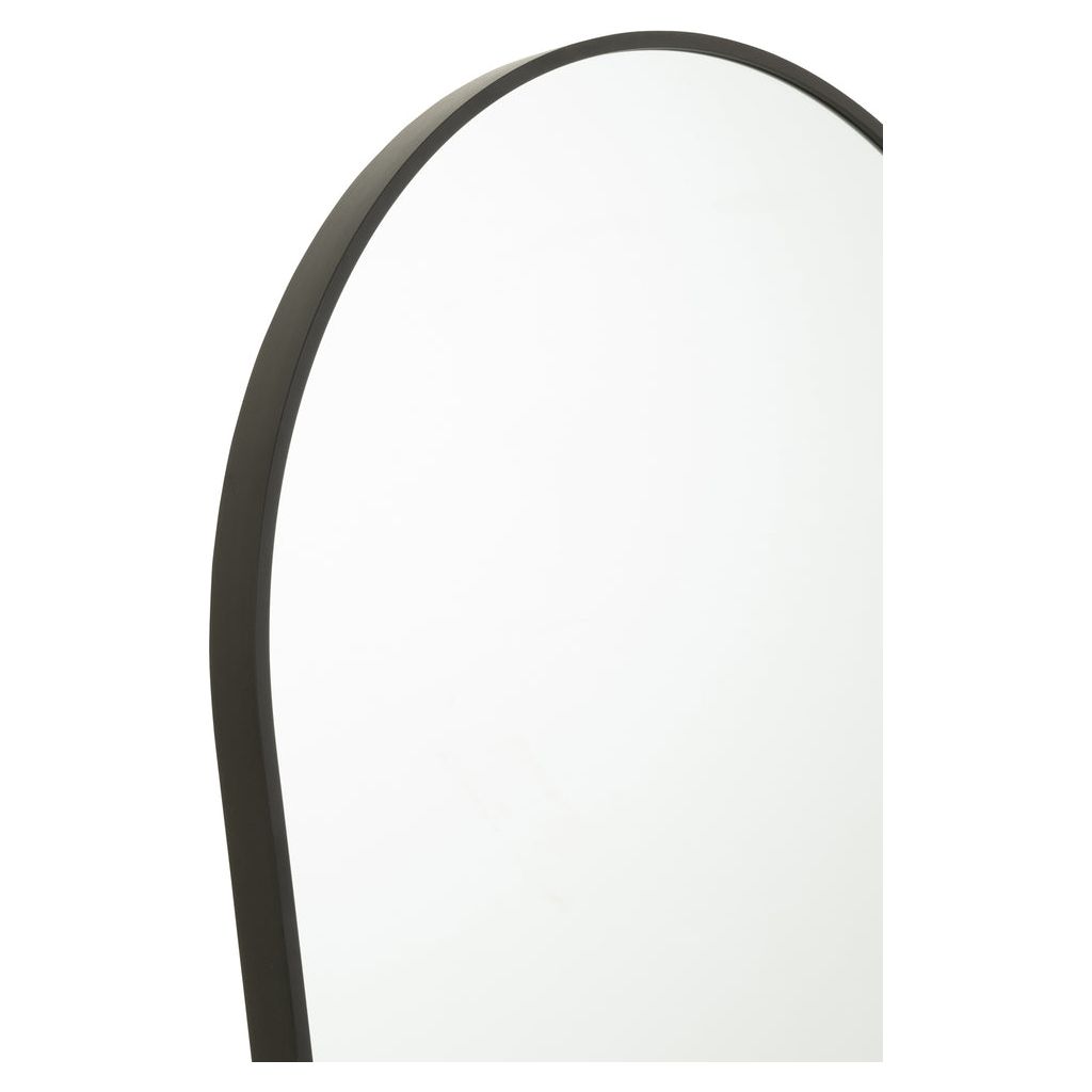 Miroir Sur Pied Noir Moderne - Designix