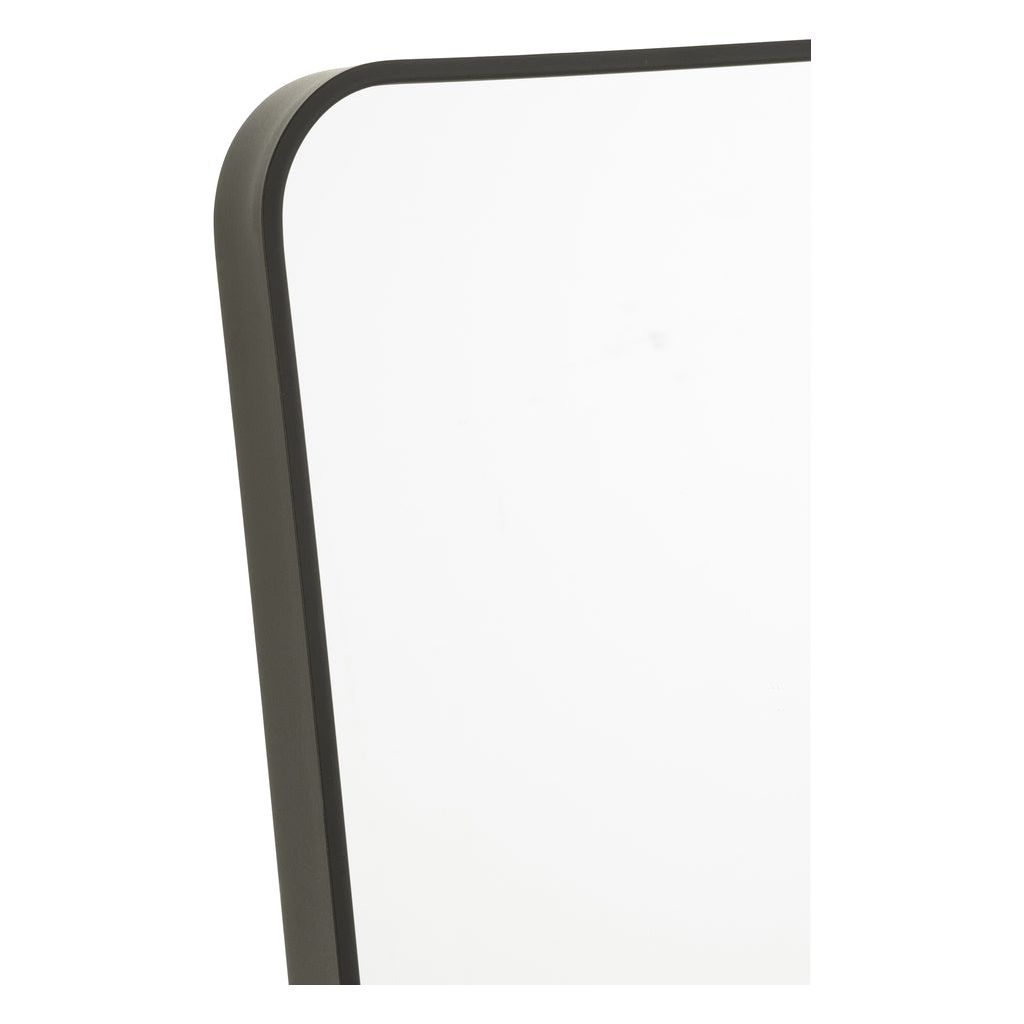 Miroir Sur Pied Noir Rectangulaire - Designix
