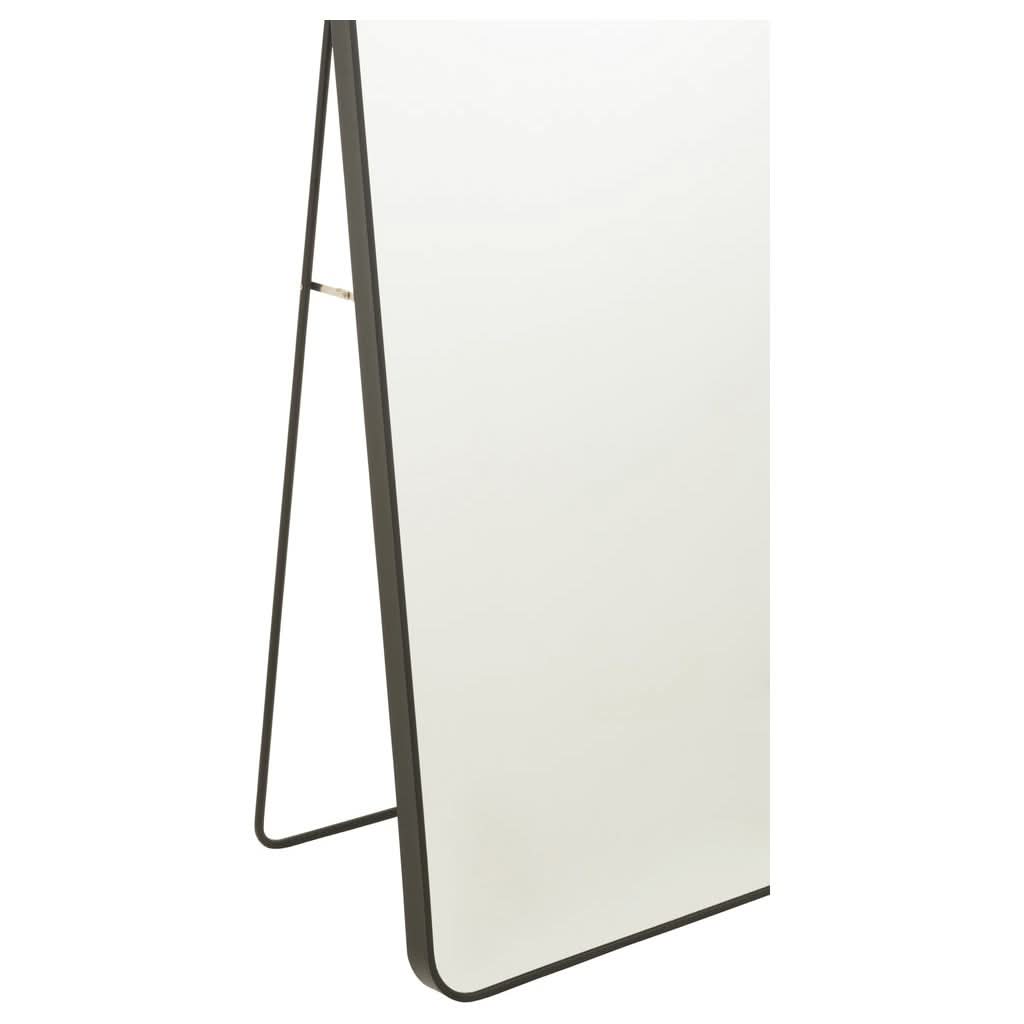 Miroir Sur Pied Noir Rectangulaire
