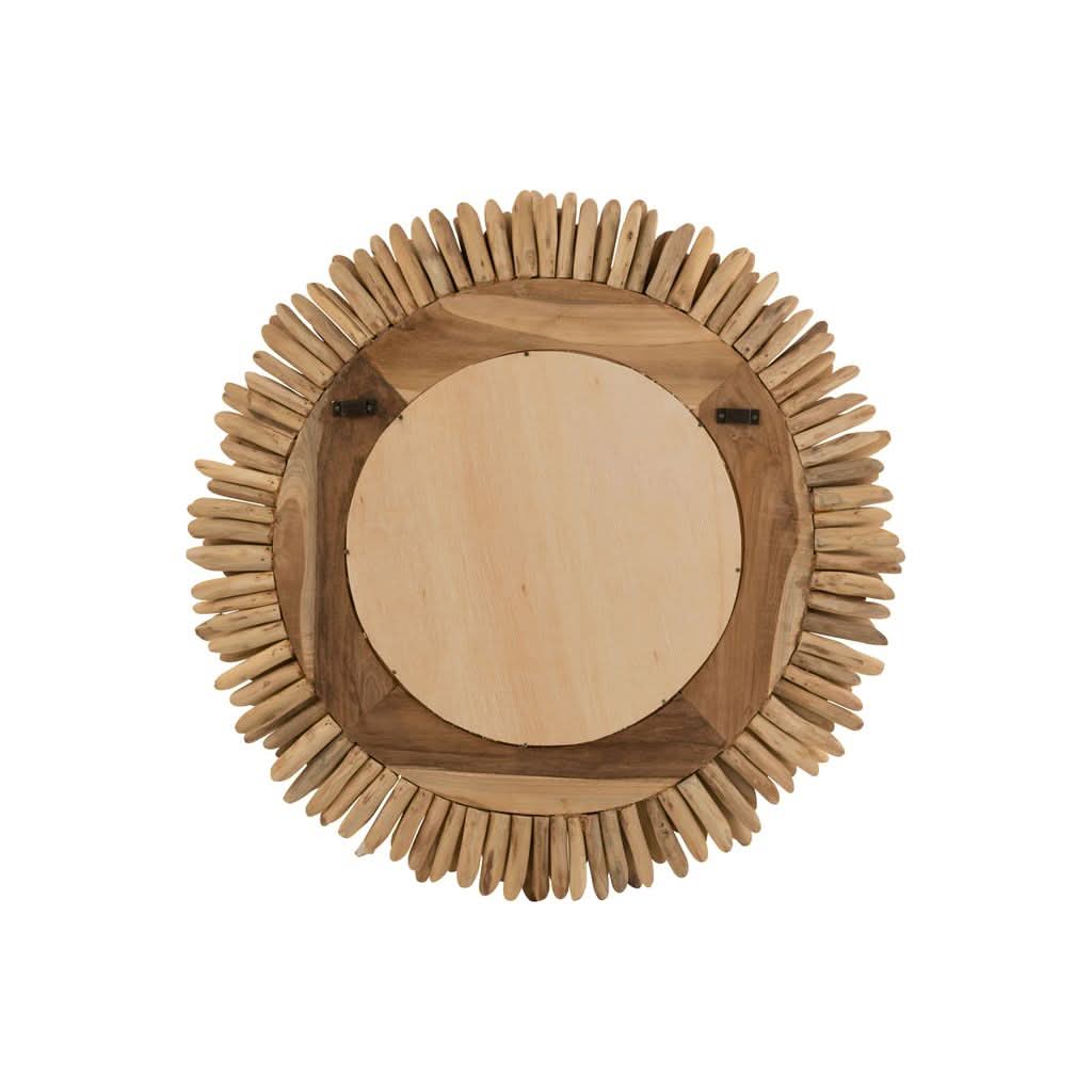 Miroir Teck Naturel Branches - Designix